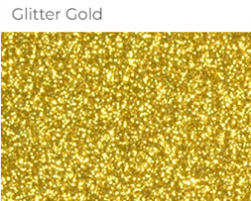 7.75" X 5 YD Champagne Gold Glitter HTV