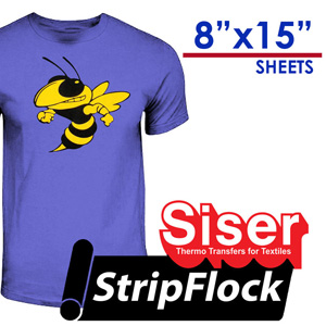 Siser StripFlock Heat Transfer 8"X15"