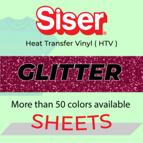 COPY Siser Glitter Heat Transfer Vinyl (HTV) 12 x 24