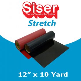 Siser STRETCH Heat Transfer 12in x 10 Yards - Silver