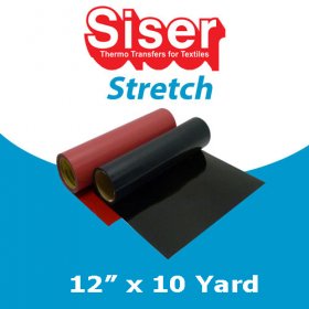 Siser STRETCH Heat Transfer 12in x 10 Yards - Silver Siser STRETCH Heat Transfer 12in x 10 Yards - Silver