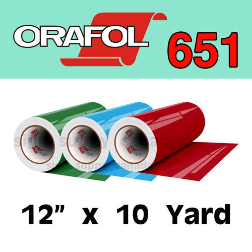 Oracal 651 Permanent Vinyl 12 x 10 Yard [65112WRL] 28.99 Sign